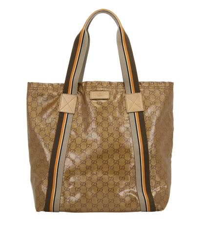 Vintage Sherry Line Tote, &pound;210, Handbags, Bronze, Bronze/Canvas, Front view